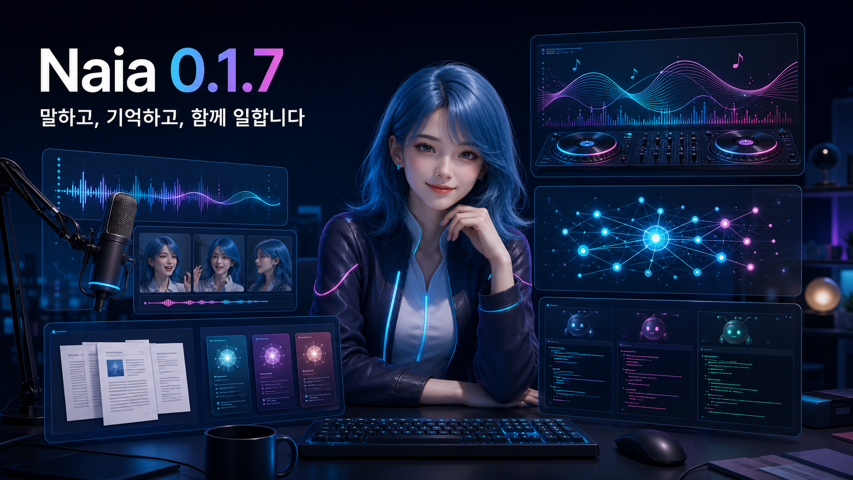 Naia 0.1.8 — تتحدث، تتذكر، وتعمل معاً