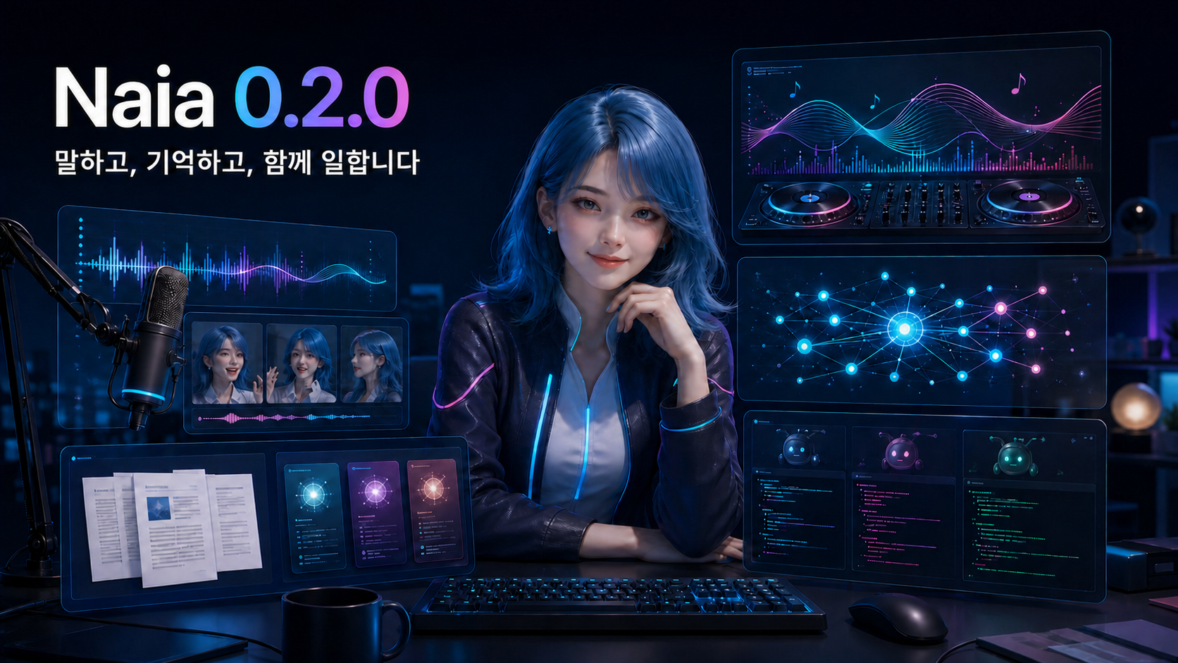 Naia 0.2.0 — কথা বলুন, স্মরণ করুন, একসাথে কাজ করুন